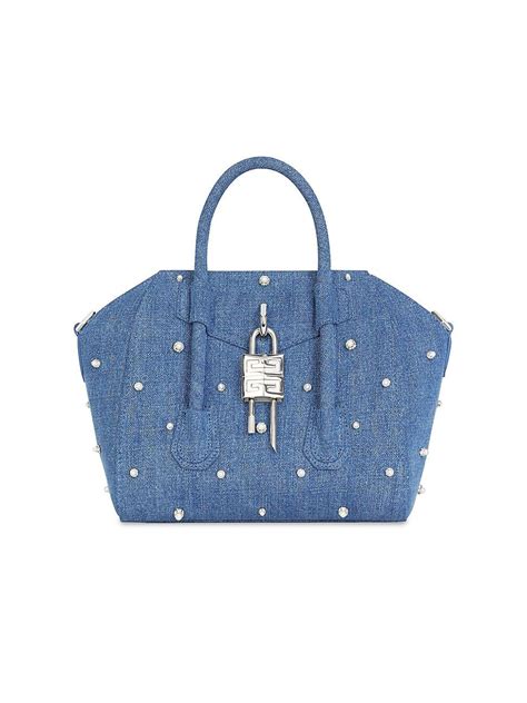 givenchy mini antigona with different straps|Givenchy mini antigona lock denim tote bag.